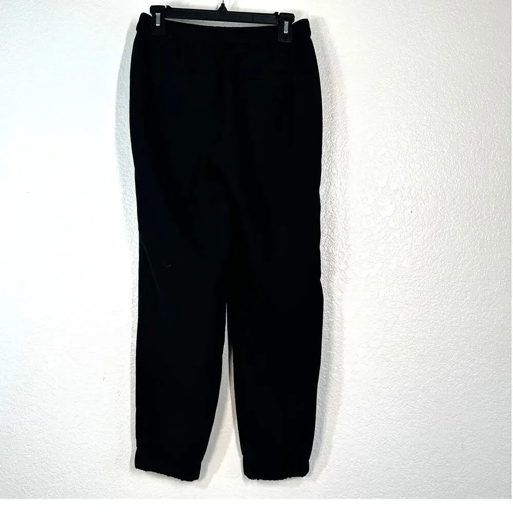 2 S Pants Casual Joggers Light Weight Elastic Black Ankle Fit  Small Women's